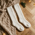 Chaussettes duveteuse femme - Caresse - Blanche