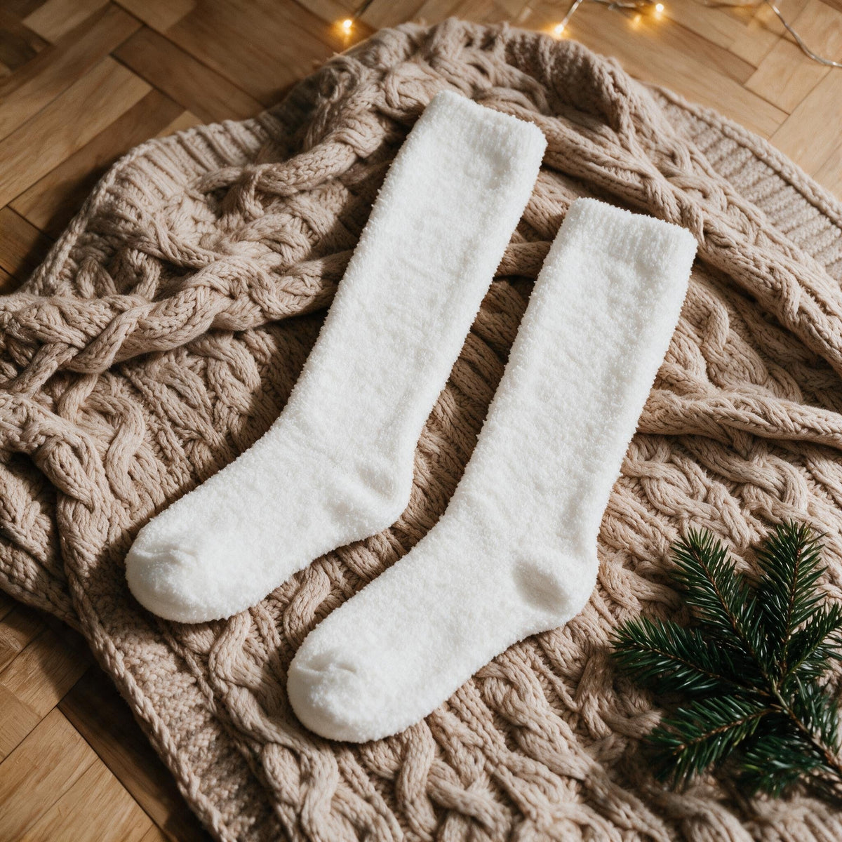 Chaussettes pilou pilou blanches - Nuage - Blanche