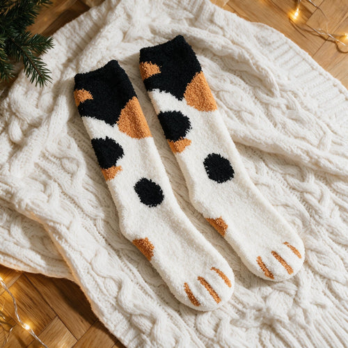 Chaussettes pilou pilou chat - Ronron - Chat Roux