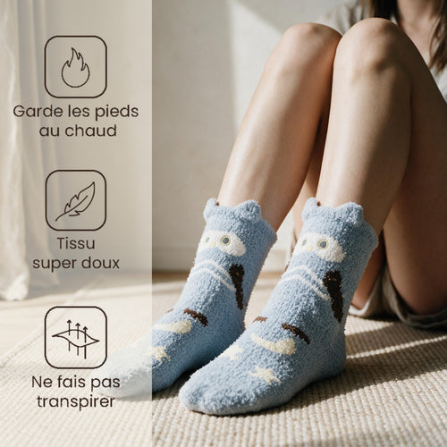 Chaussettes pilou pilou hibou - Chouette