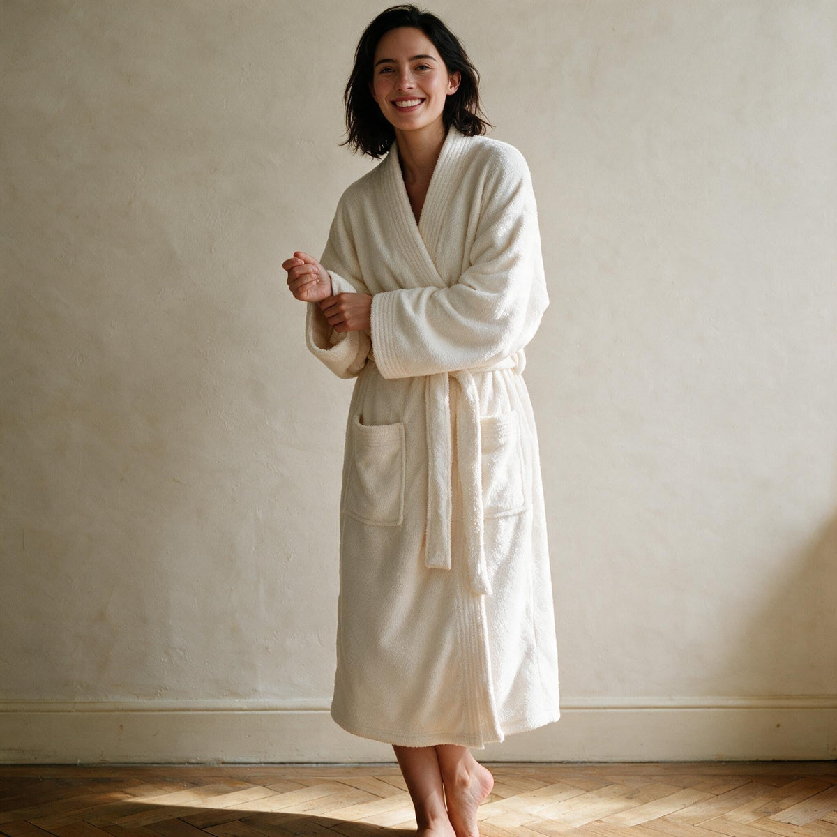 Peignoir cocooning femme - Cocon - Blanc