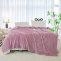 Plaid pilou pilou rose - Sieste - Rose