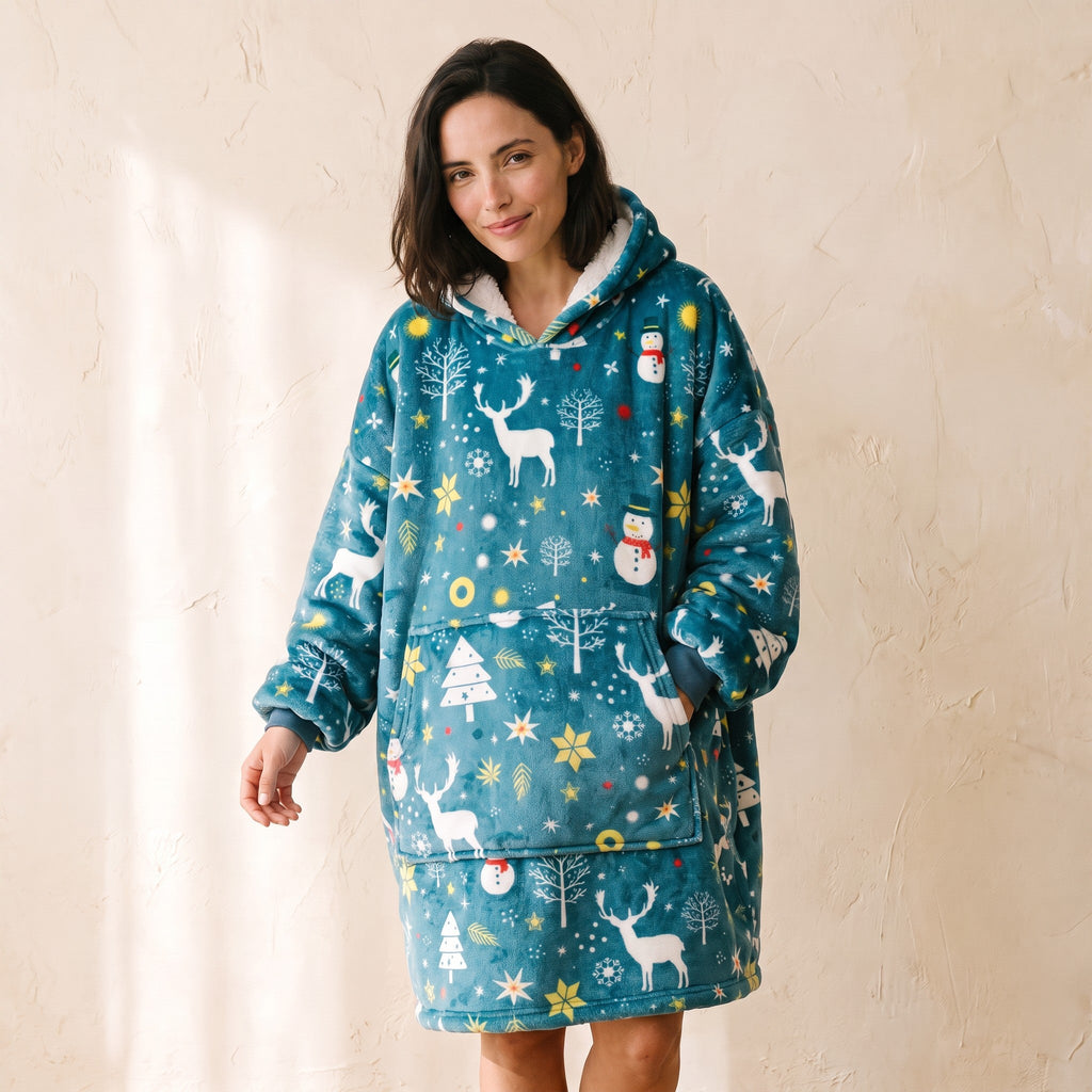 Pull pilou pilou Noël - Câlin - Motif Noël