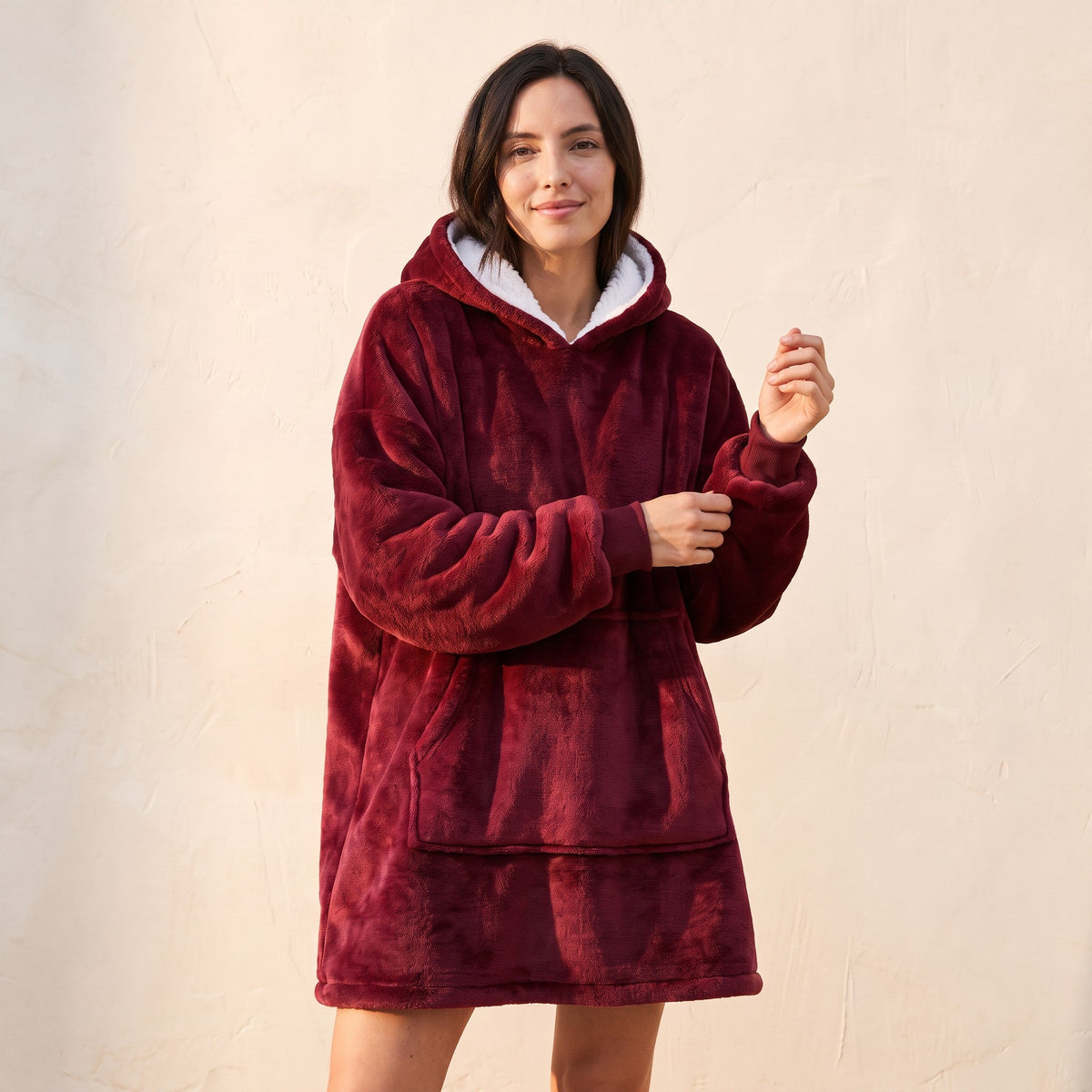 Pull pilou rouge femme - Câlin - Rouge