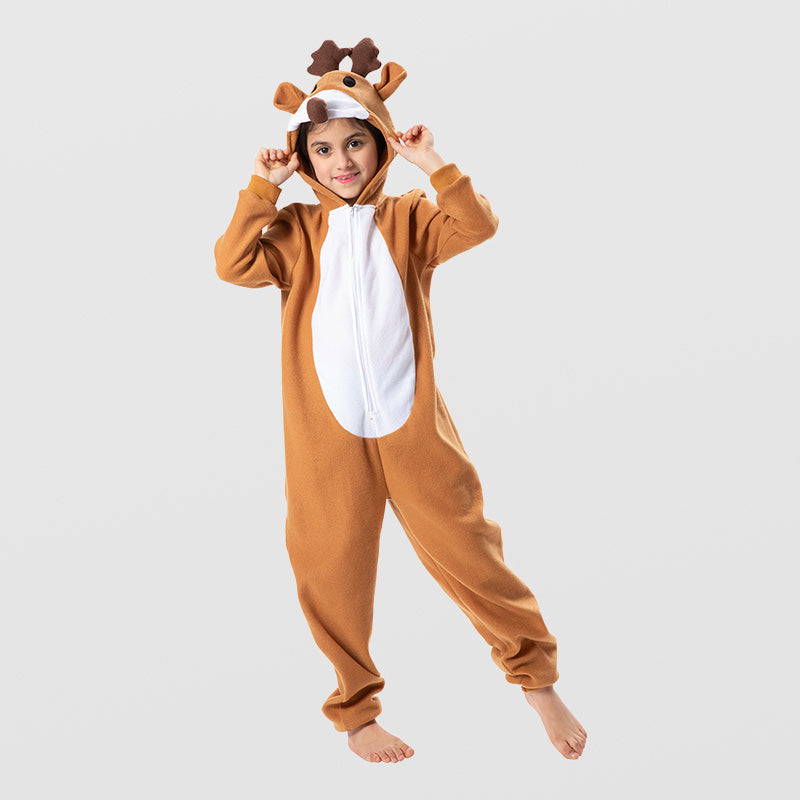 Pyjama pilou pilou fille cerf - Comète - Cerf