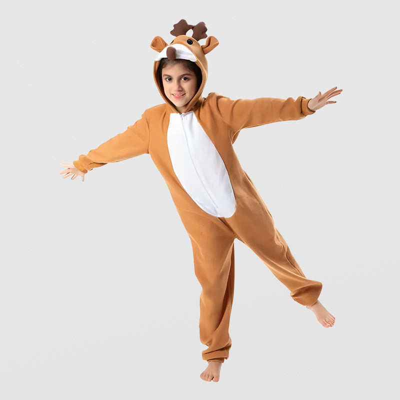 Pyjama pilou pilou fille cerf - Comète - Cerf