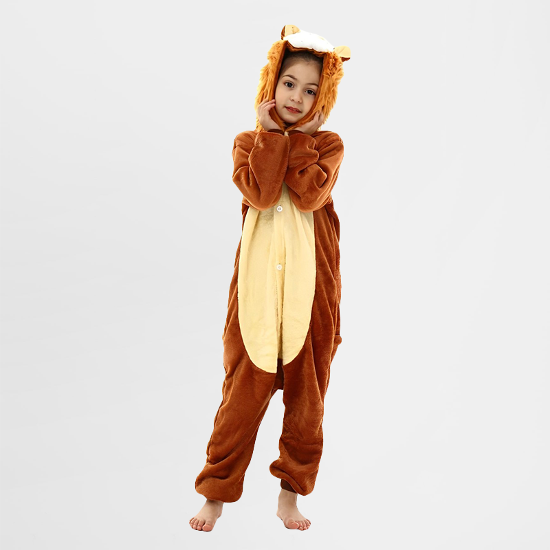 Pyjama pilou pilou fille lion - Léon - Lion