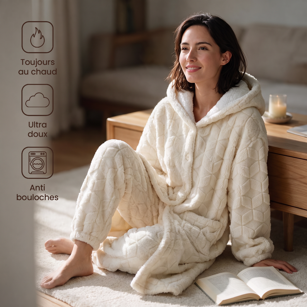 Pyjama plaid pour Femme - Bonne-nuit