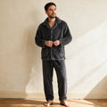 Pyjama plaid pour homme - Grasse mat’ - Gris Anthracite