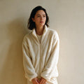 Veste pilou pilou blanche - Douillette - Blanche
